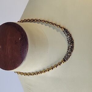 Avon Two Tone Beaded Necklace